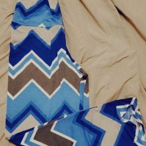 Chevron Print in Neutrals - Wide Leg Palazzo Pants